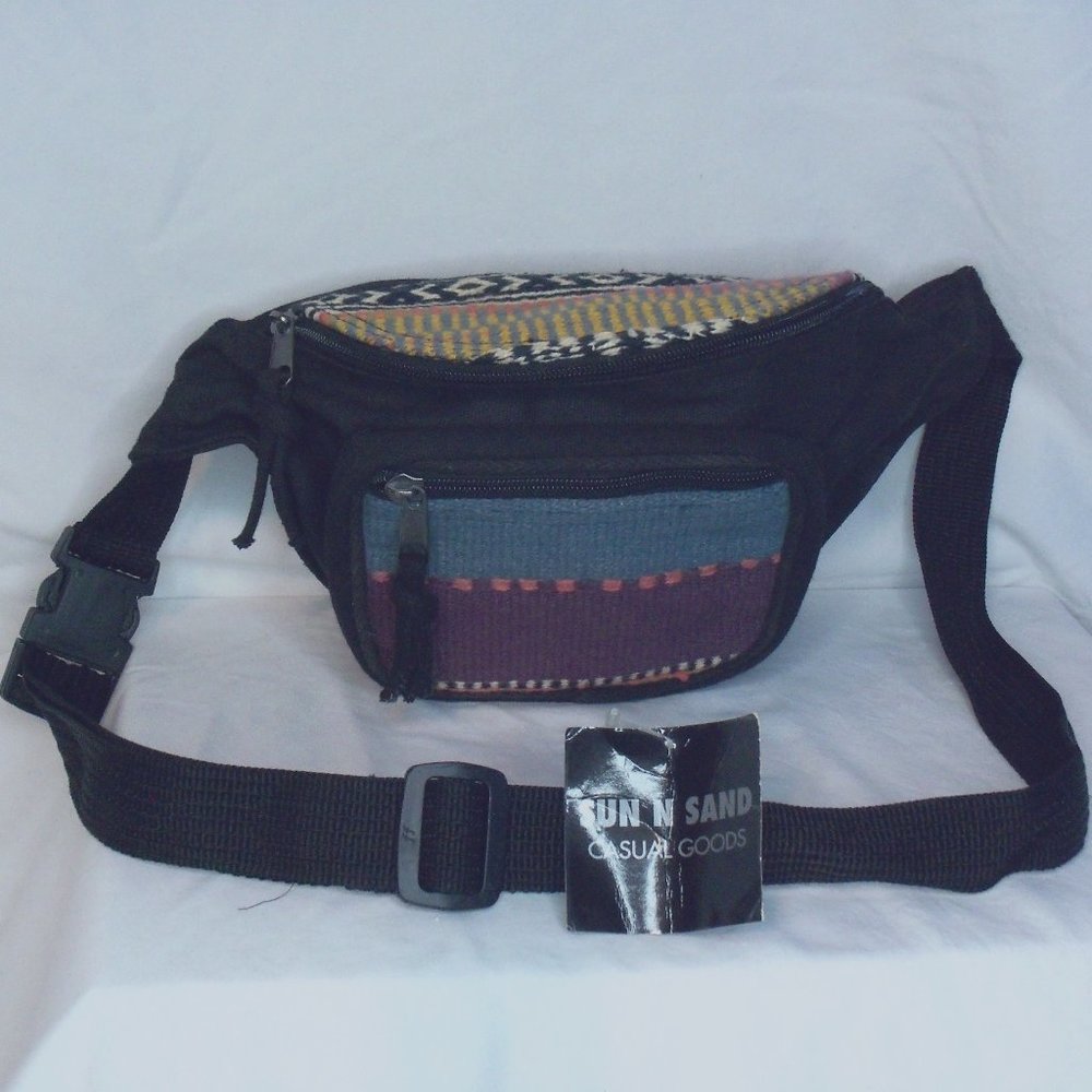 Sun N Sand Vintage 90's Casual Goods Belt Bag NWT.